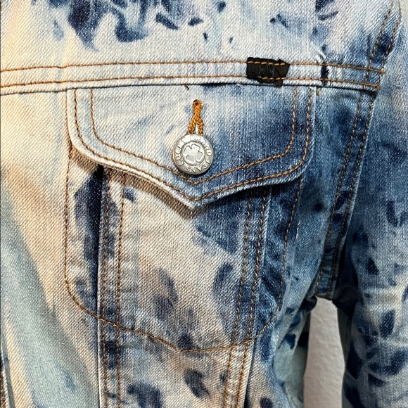 Lucky Brand Tie-Dye Denim Jacket - Picture 2 of 9